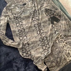 Eloquii See through snake skin body suit